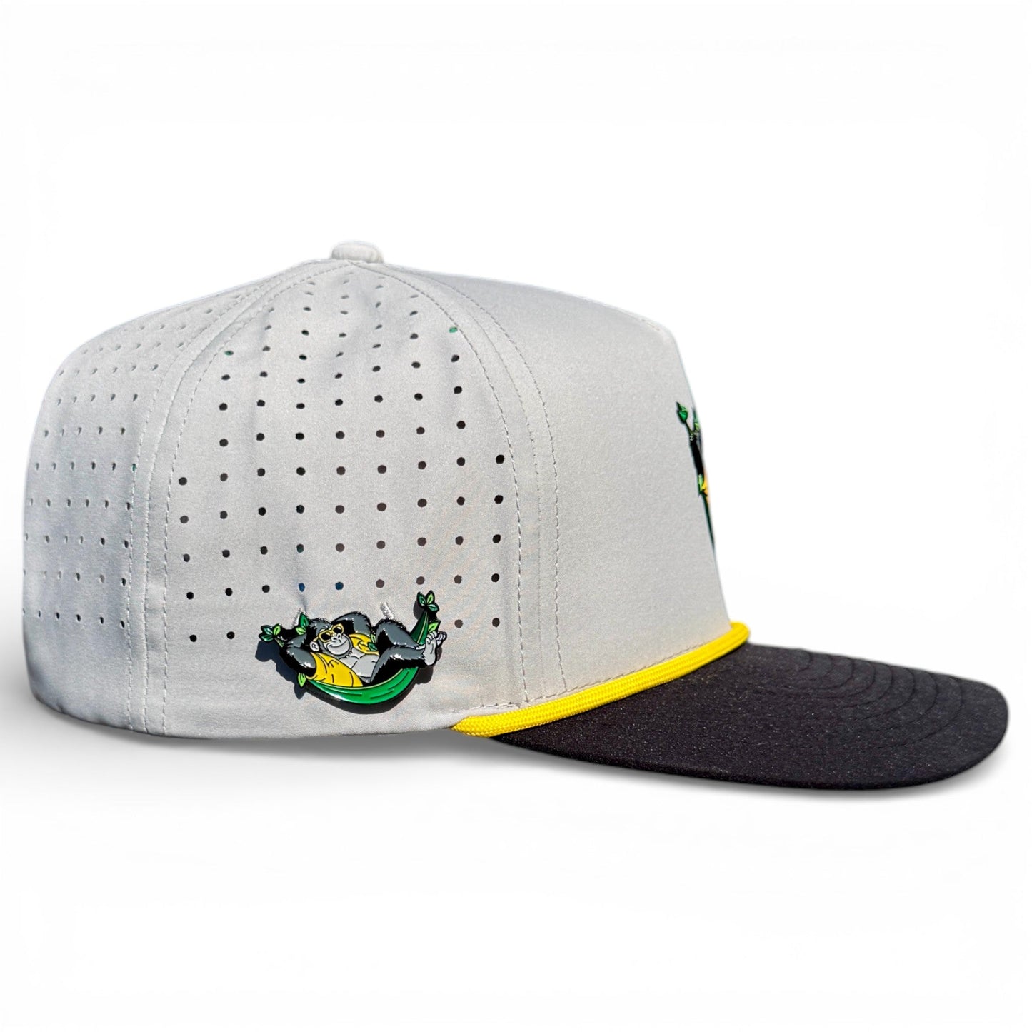 Banana Hammock Golf Hat | Snapback Cap | Built-in Magnetic Ball Marker Holder + Marker Included | Adjustable | One Size - Club Rehab