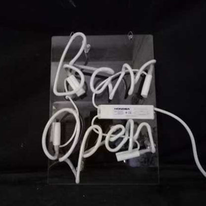 Bar Open Neon Light Sign - Club Rehab