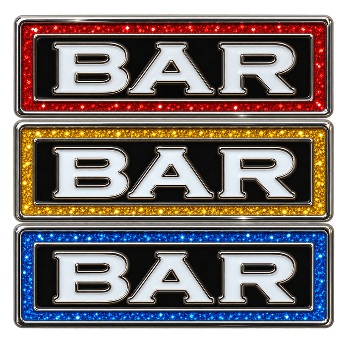 BAR BAR BAR Glitter Ball Marker & Hat Clip