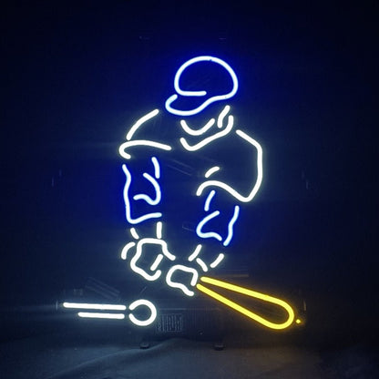 Baseball Player Neon Light Sign - Club Rehab