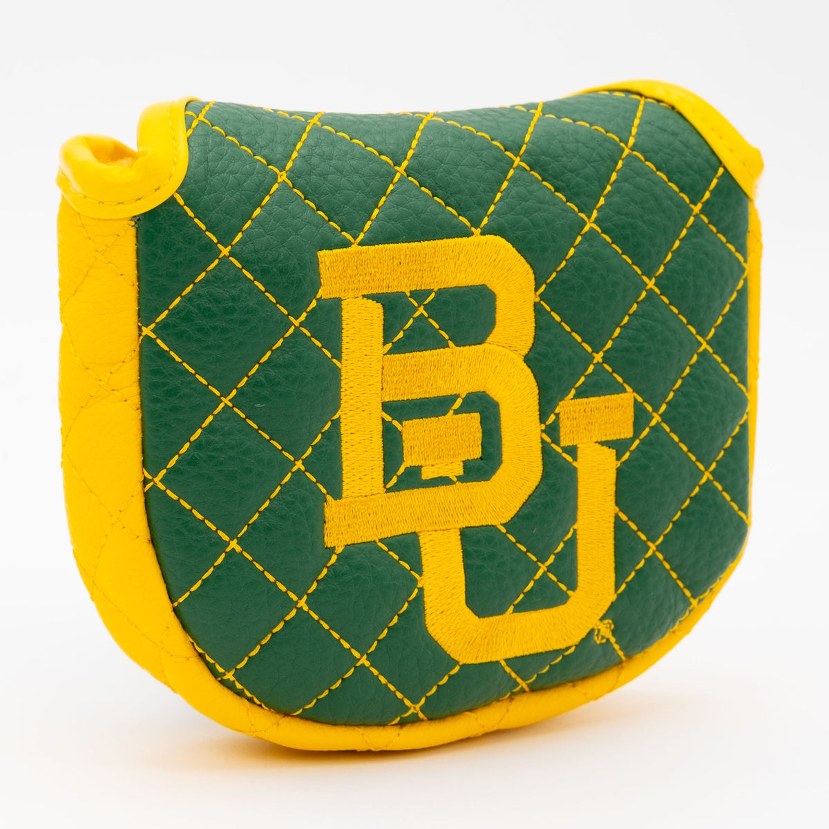 Baylor Bears solid quilted mallet putter golf headcover alternate view 2