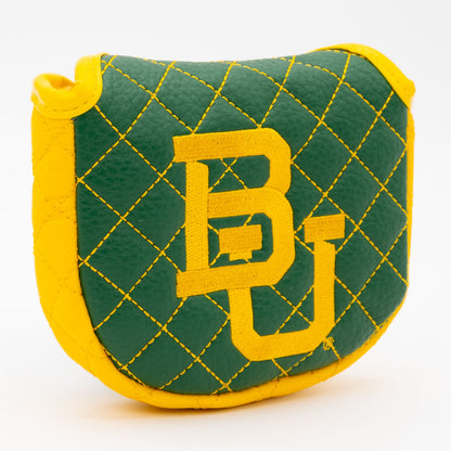 Baylor Bears solid quilted mallet putter golf headcover alternate view 2