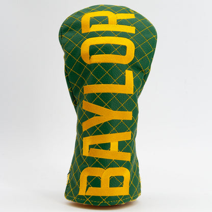 Baylor Bears Solid Quilted Driver Headcover, front view