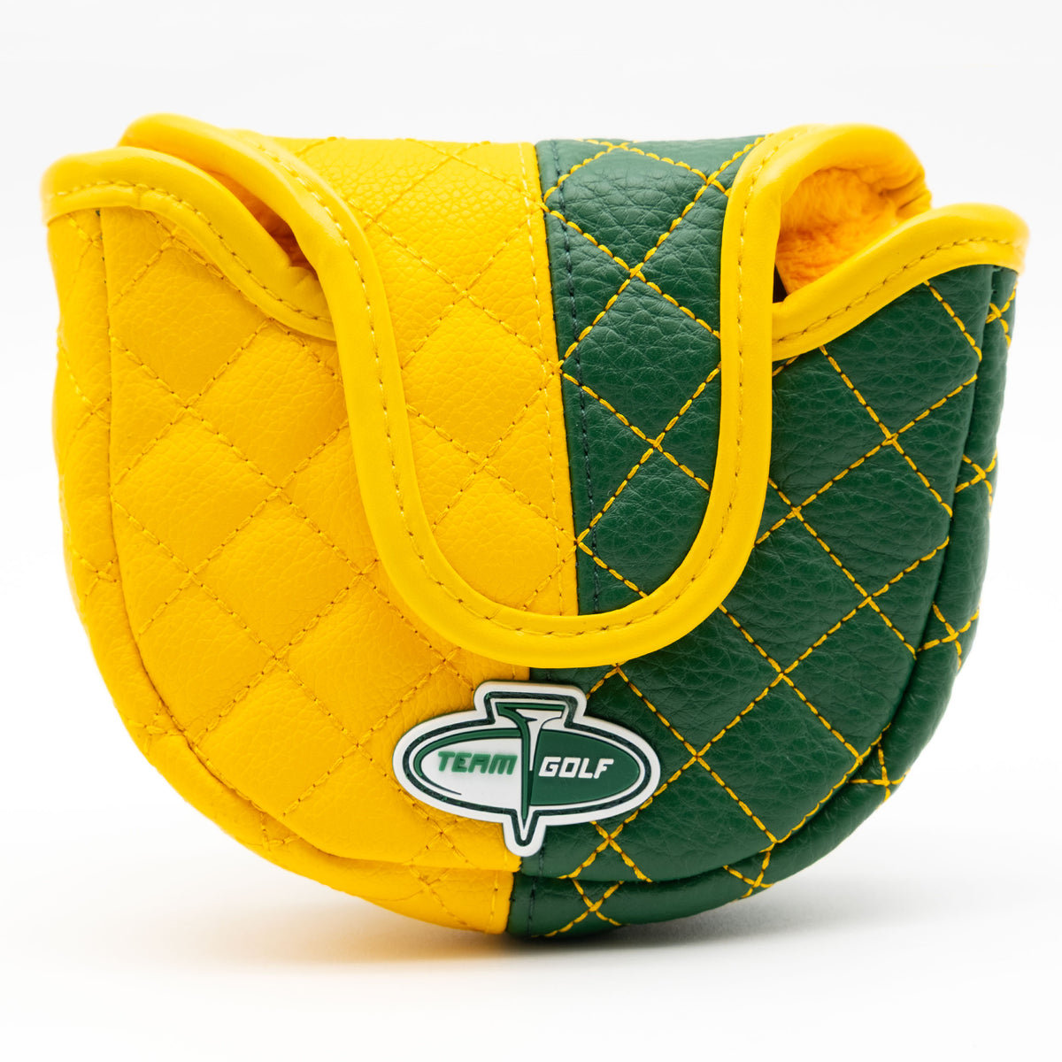 Baylor Bears Split Quilted Mallet Putter Cover, back view