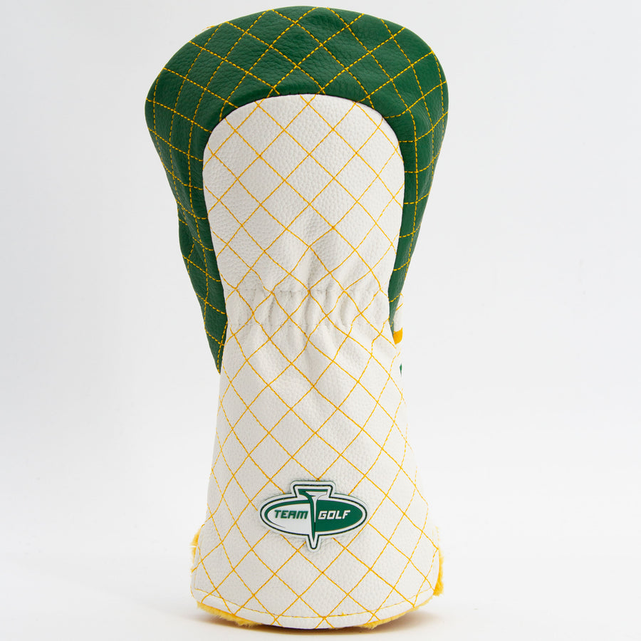 Baylor Bears striped quilted driver cover, back view
