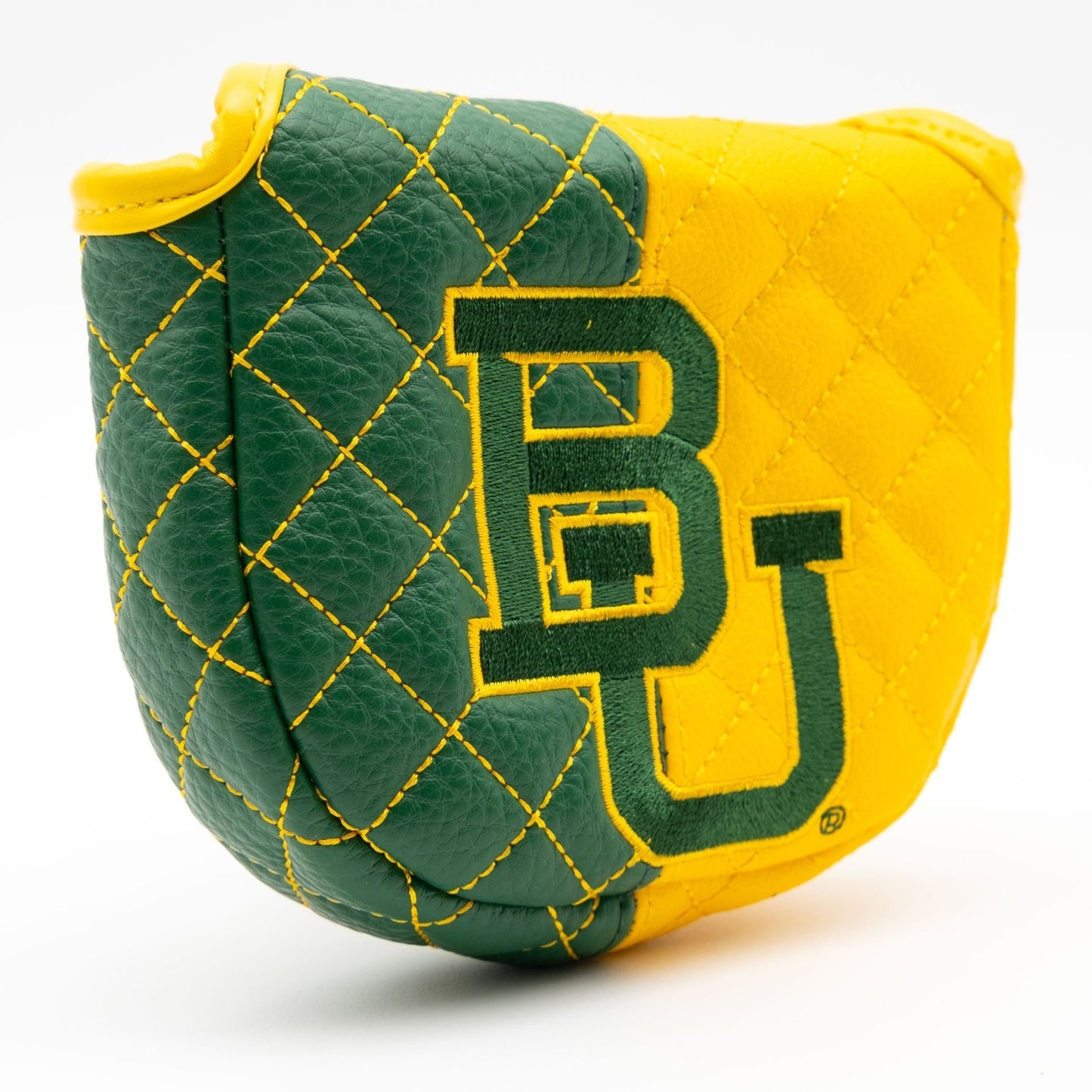 Baylor Quilted Headcovers – Sic 'Em Bears - Mallet Putter Split - Club Rehab
