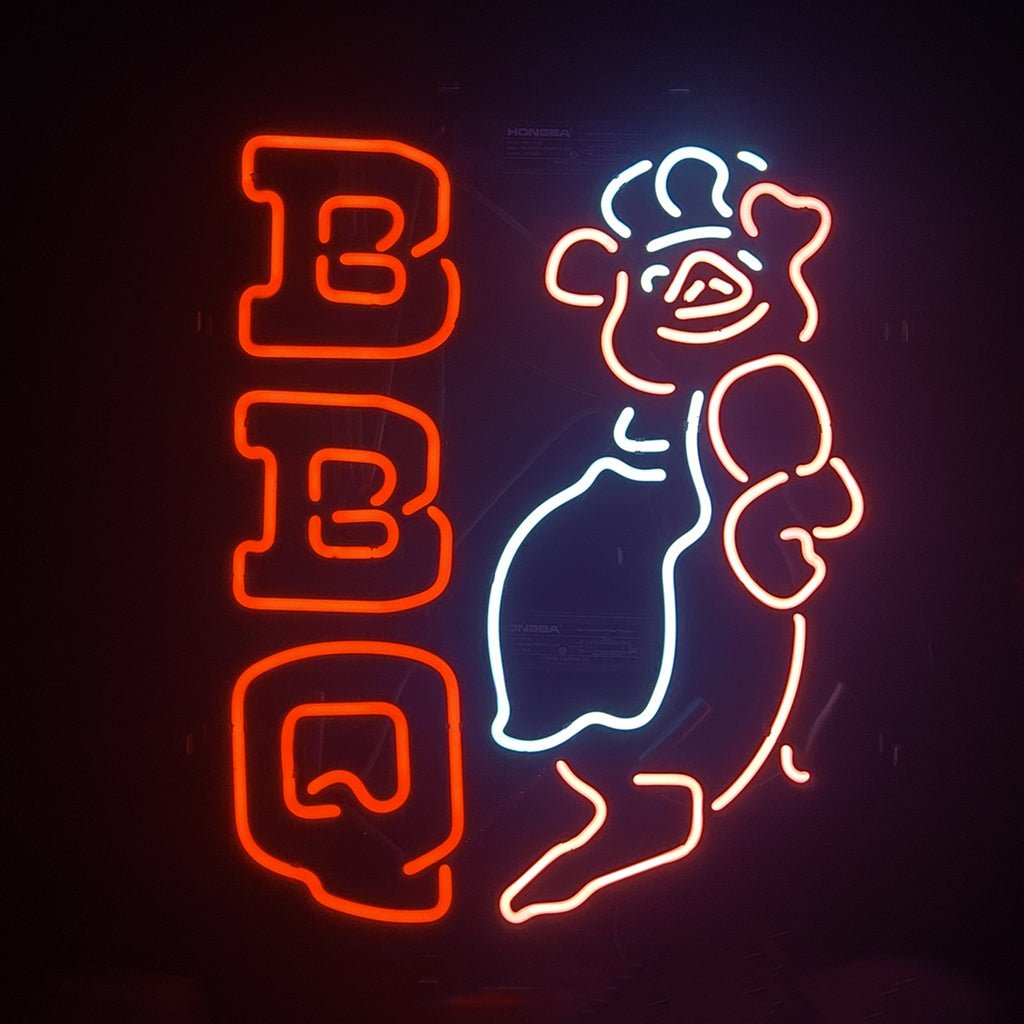 BBQ Pig Chefs Neon Signs - Club Rehab