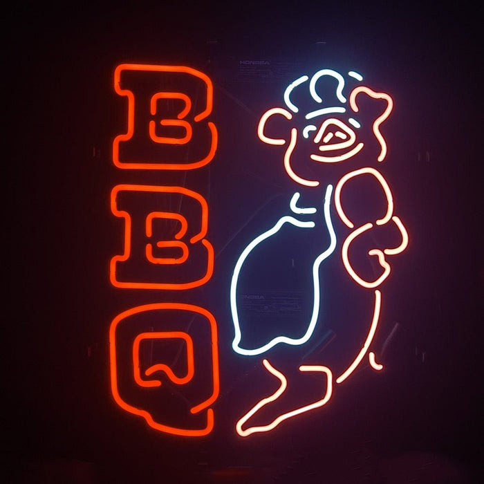BBQ Pig Chefs Neon Signs - Club Rehab