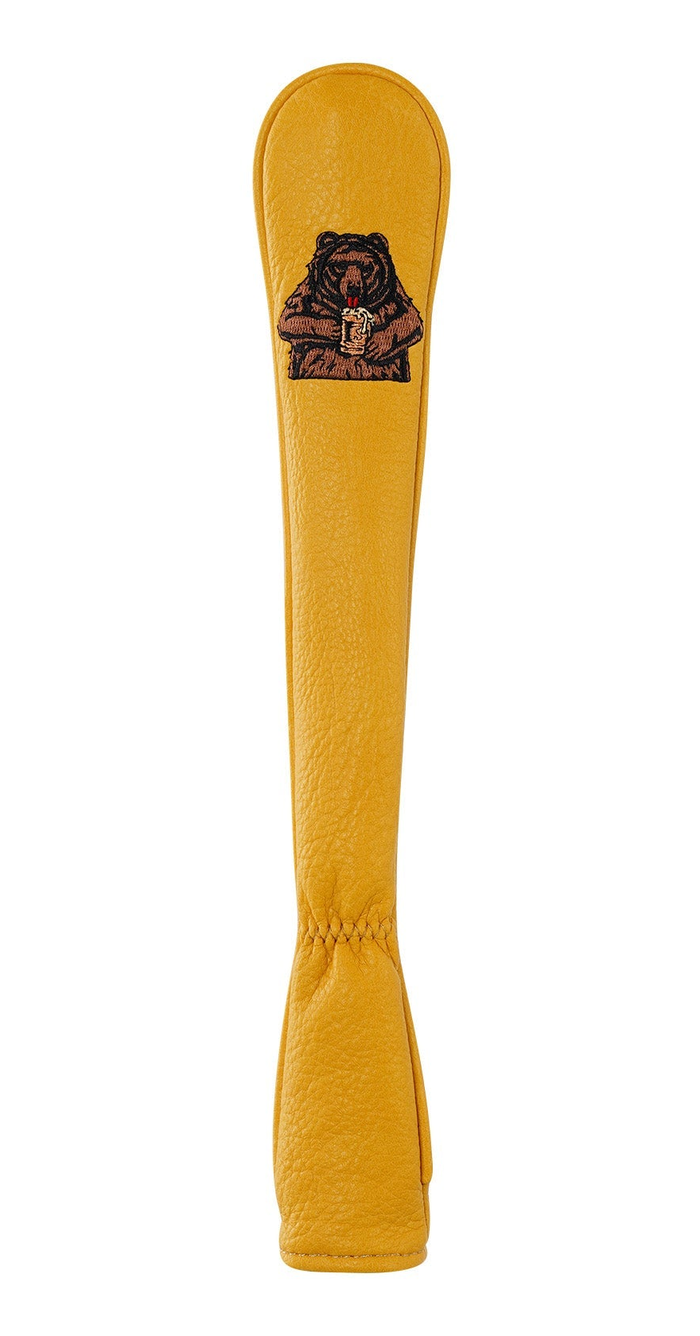 Bear With a Beer Alignment Stick Covers - front from original product photo