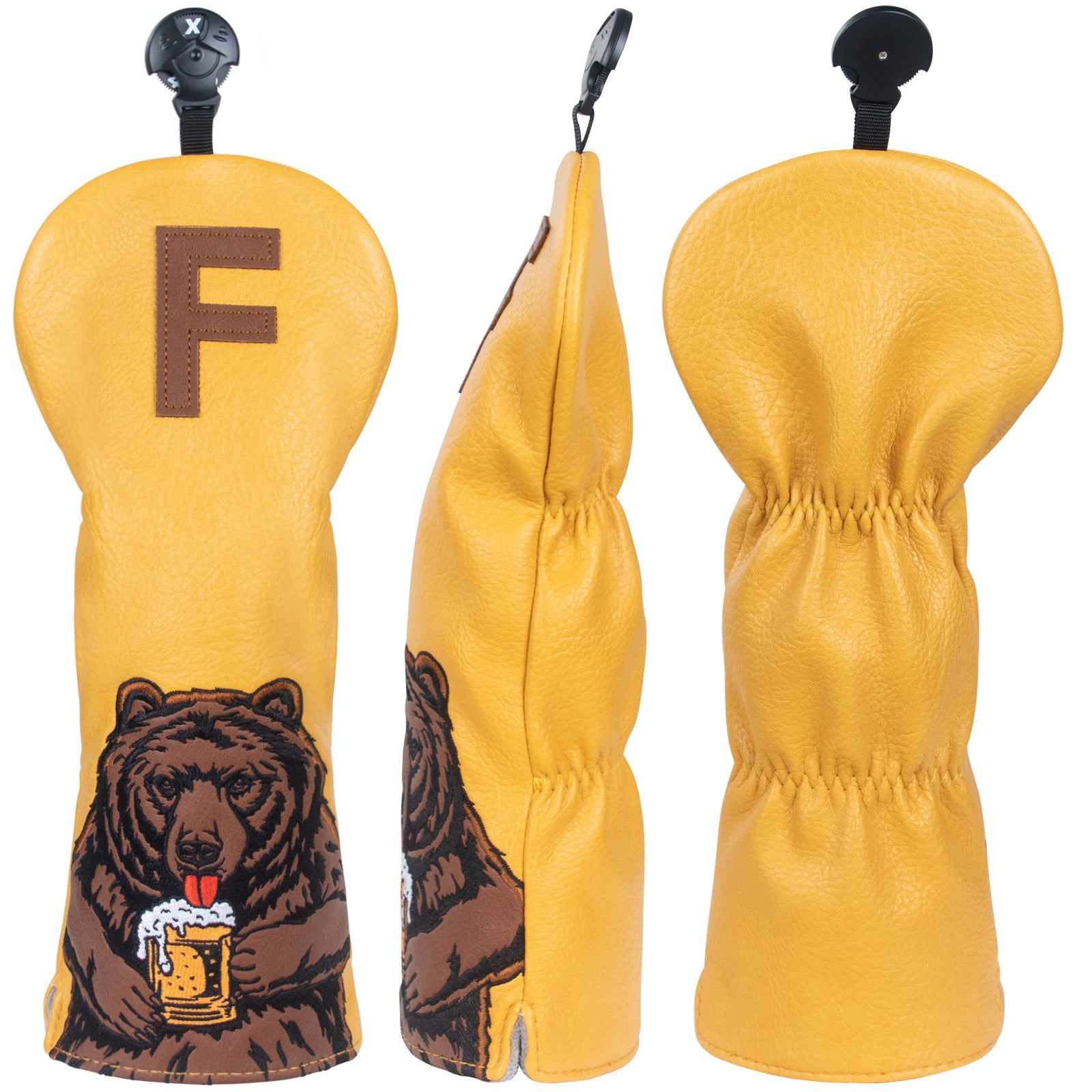 Bear With a Beer Headcover - Fairway - Club Rehab