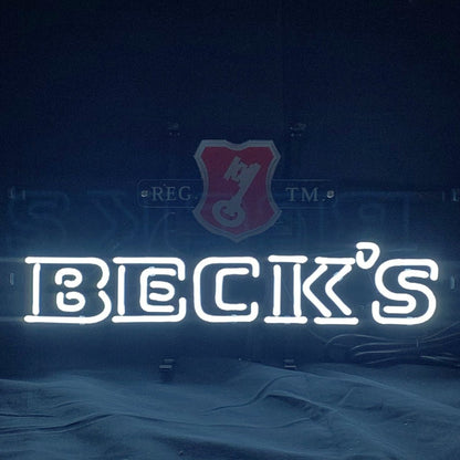 Beck's Beer Neon Signs Light - Club Rehab