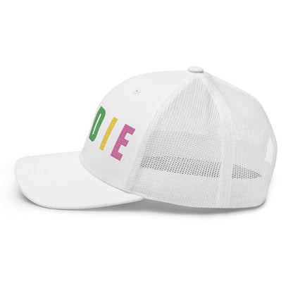 BIRDIE Embroidered Golf Trucker Hat – Birdie Pop Collection - White - Club Rehab