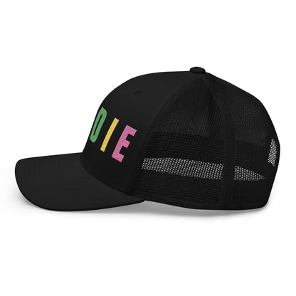 BIRDIE Embroidered Golf Trucker Hat – Birdie Pop Collection - Black - Club Rehab