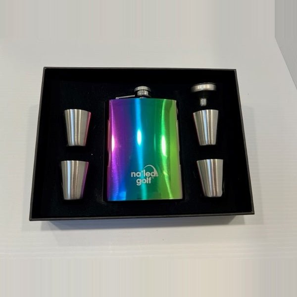 Birdie Juice Flask Set - Multicolor Metal - Club Rehab