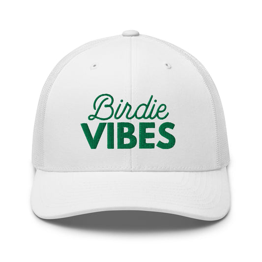 Birdie Vibes Embroidered Trucker Hat - Club Rehab