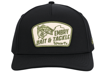 Black - Bait & Tackle - Club Rehab - Trucker HatBlack - Bait & Tackle