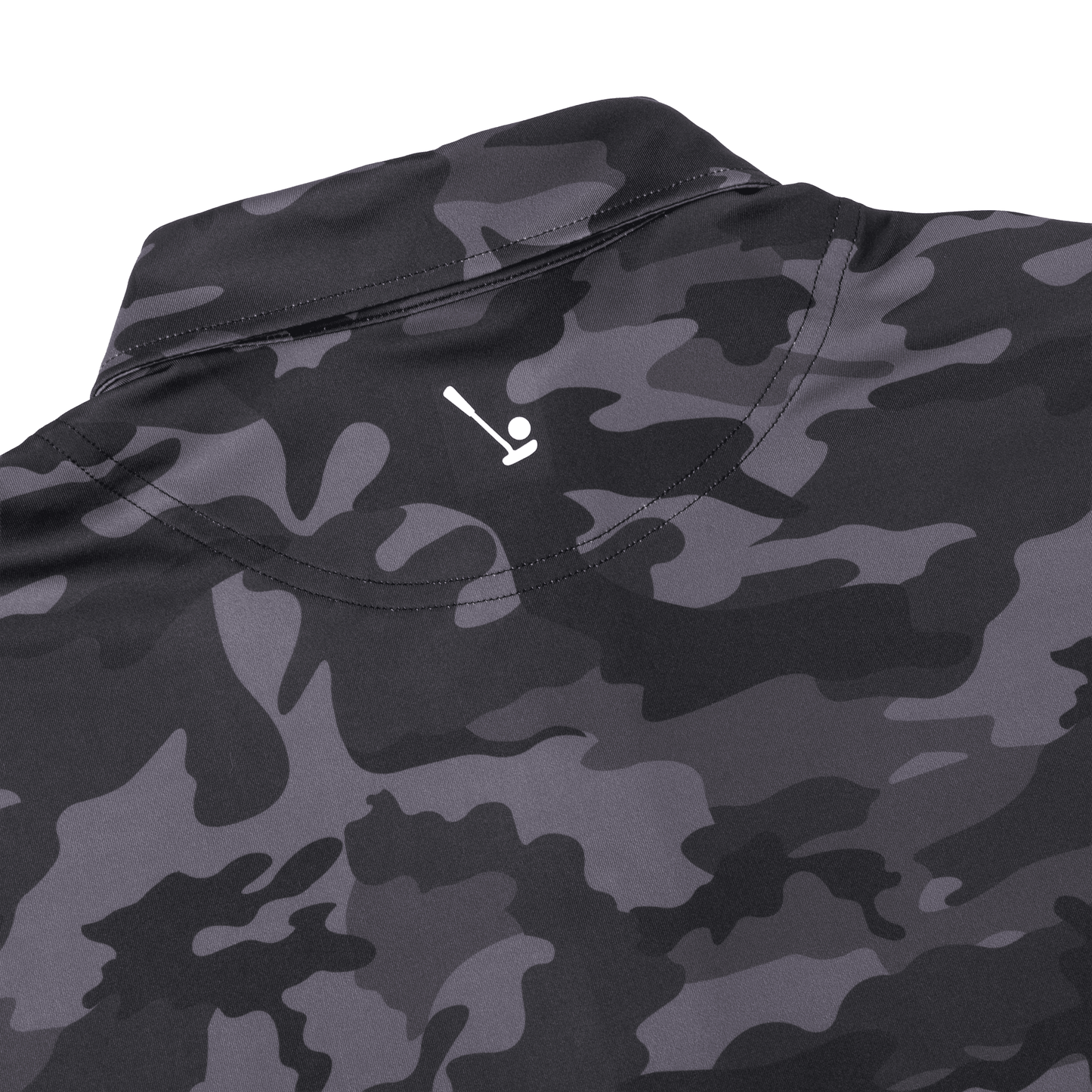 Black Camo Men's Polo - S - Club Rehab
