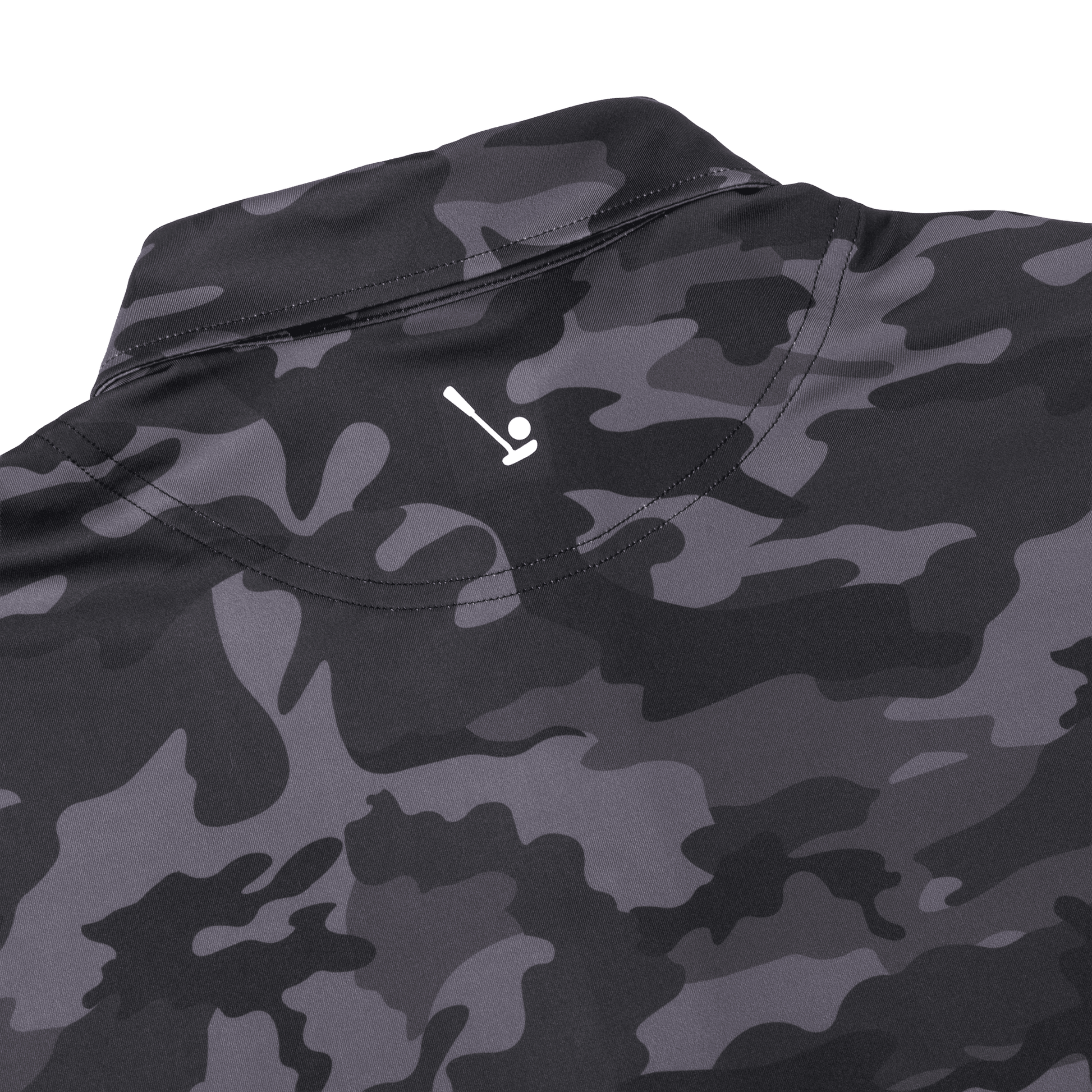 Black Camo Men's Polo - S - Club Rehab