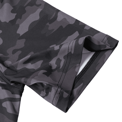 Black Camo Men's Polo - S - Club Rehab