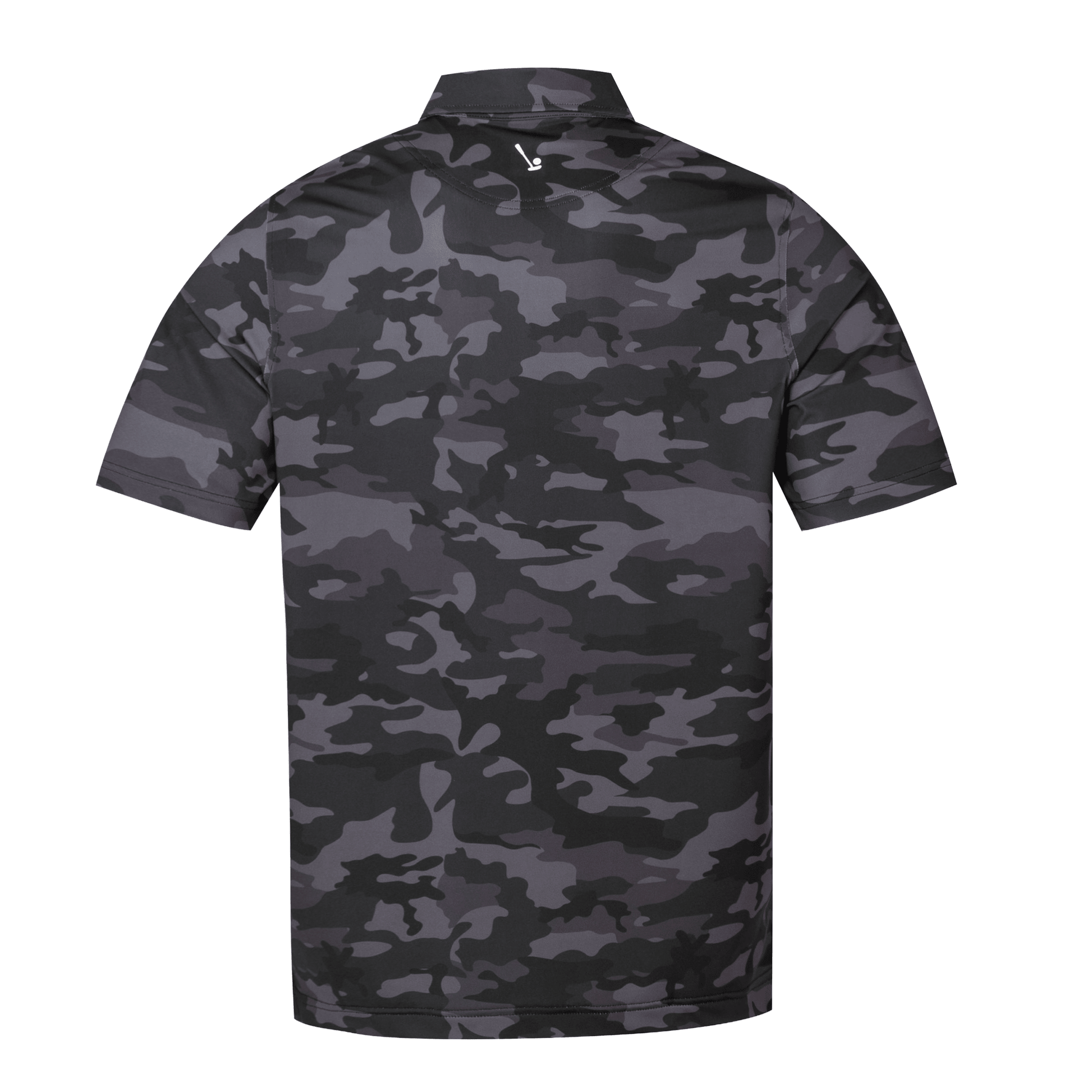 Black Camo Men's Polo - S - Club Rehab