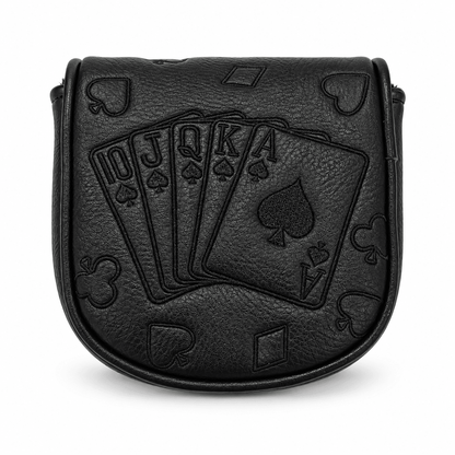 Black Royal Flush DF3 Center-Shaft Mallet Putter Cover - main view
