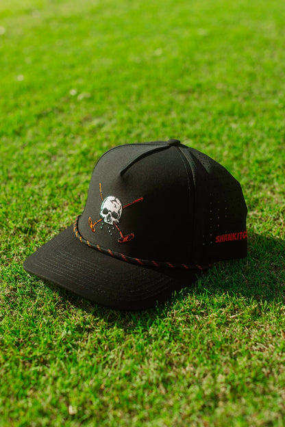 Black Skull and Crossbones 2.0 Golf Hat - Club Rehab