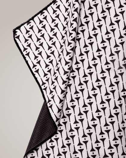 Black Tees Quick - Drying Towel - Club Rehab