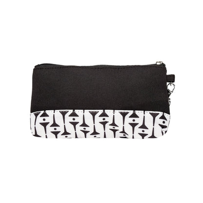 Black Tees Wristlet with Removeable Strap - Club Rehab