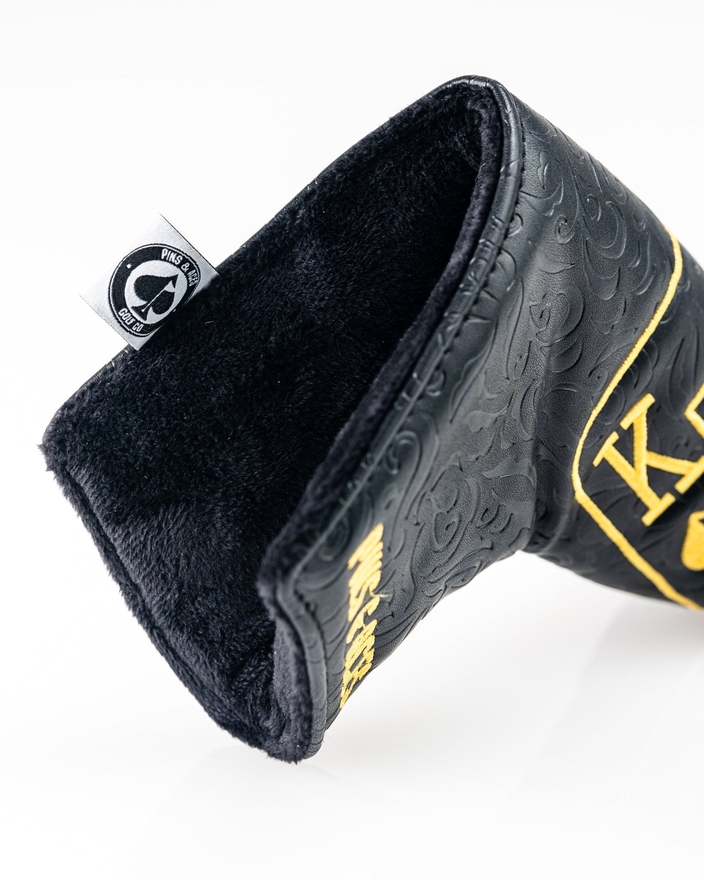 Black/Gold Ace of Spades - Blade Putter Cover - Club Rehab