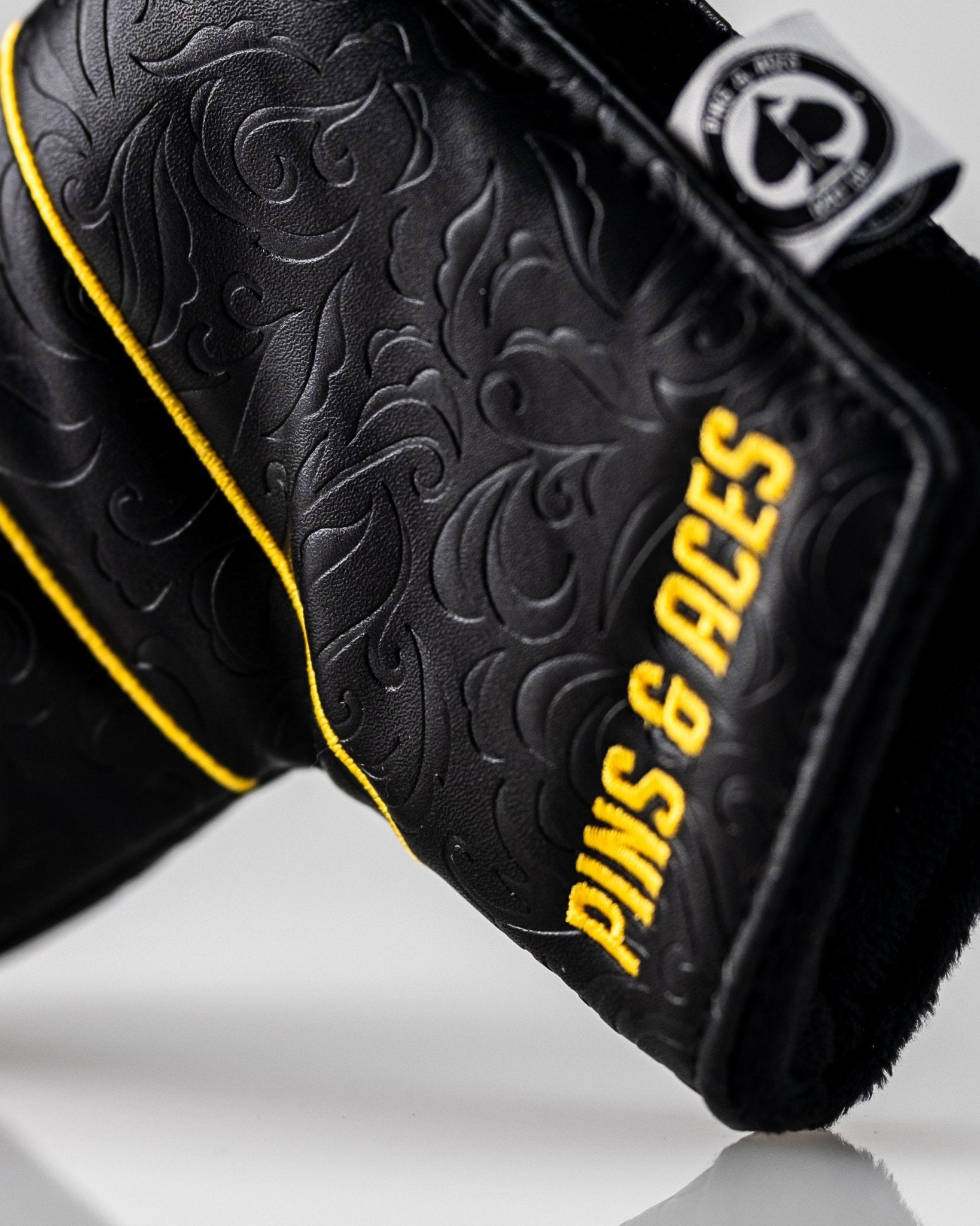 Black/Gold Ace of Spades - Blade Putter Cover - Club Rehab