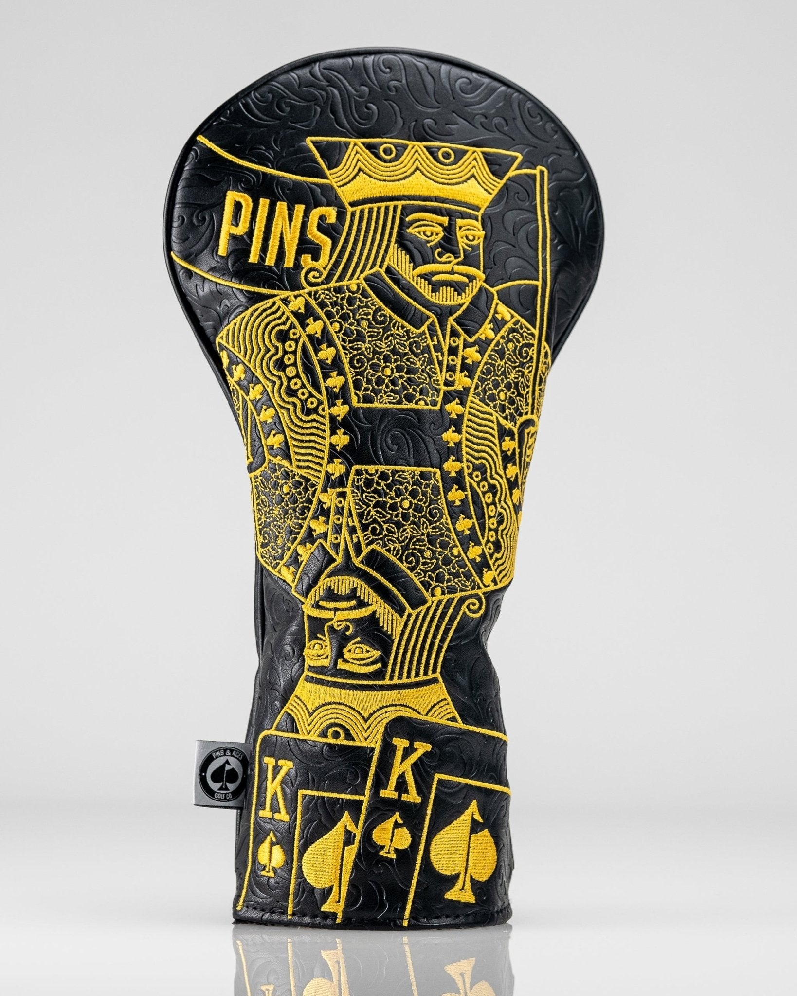 Black/Gold King of Spades - Driver Cover - Club Rehab