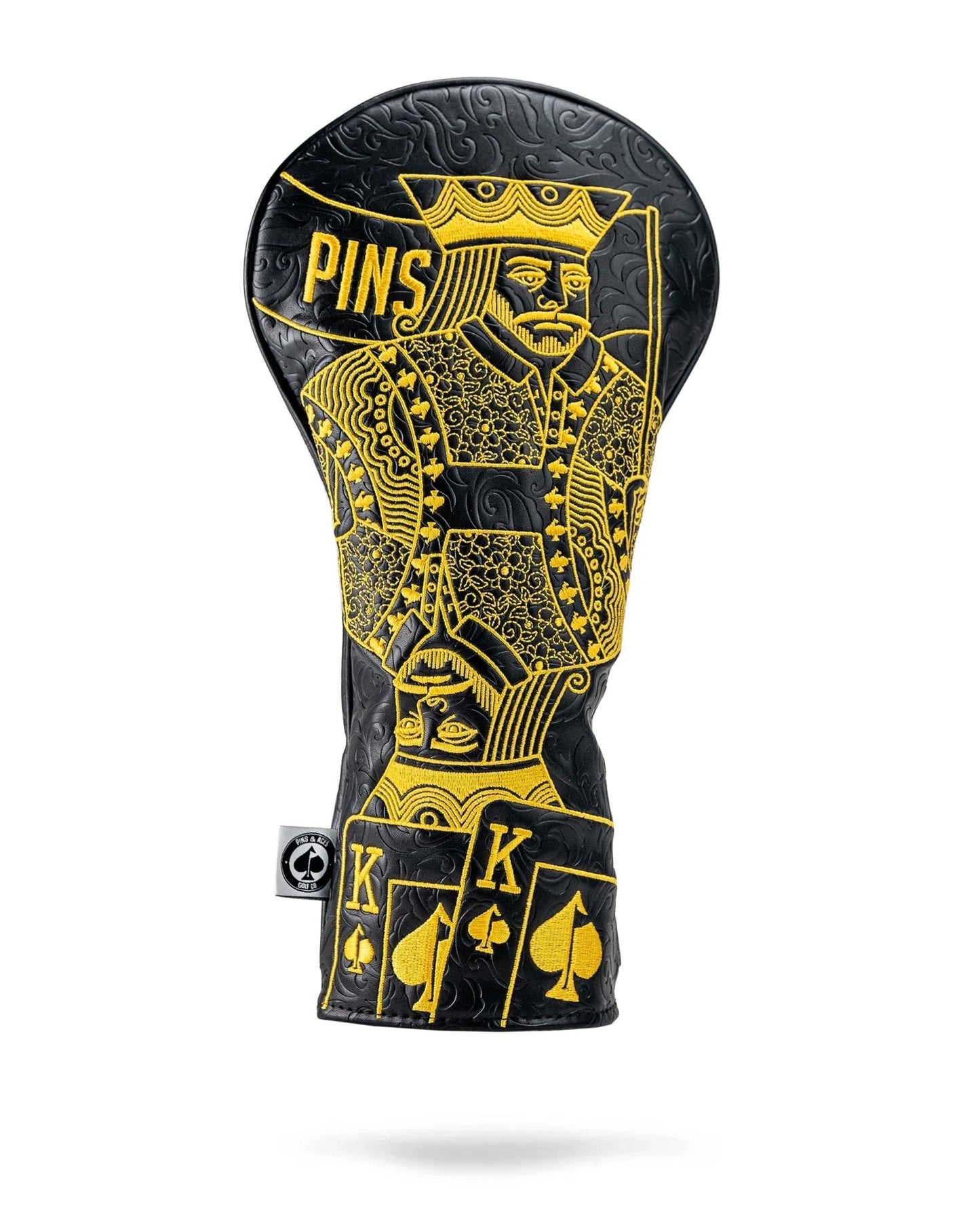 Black/Gold King of Spades - Driver Cover - Club Rehab