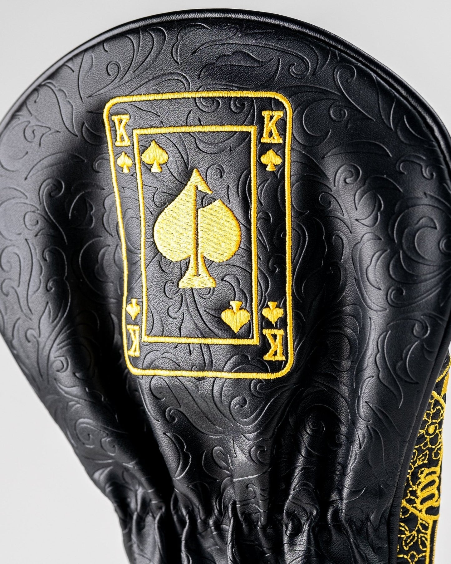 Black/Gold King of Spades - Driver Cover - Club Rehab