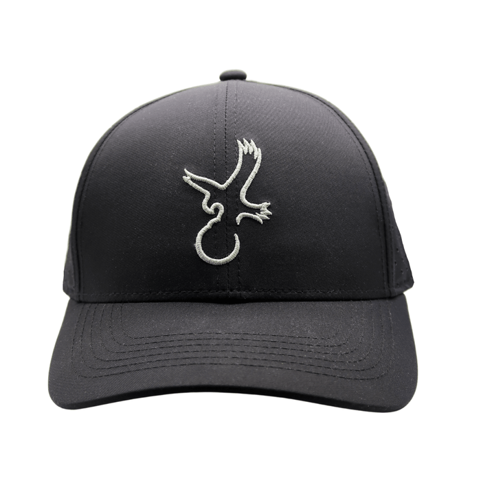 Black/Grey Eagle Performance Hat - Club Rehab