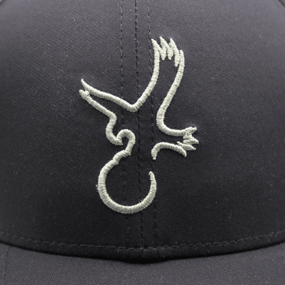 Black/Grey Eagle Performance Hat - Club Rehab