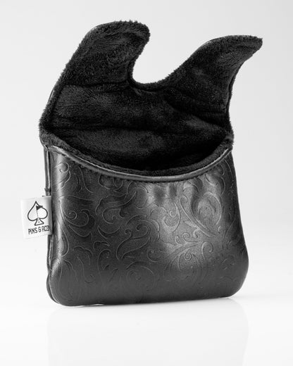 Blackout Ace of Spades - Center Shaft Mallet Putter Cover - Club Rehab