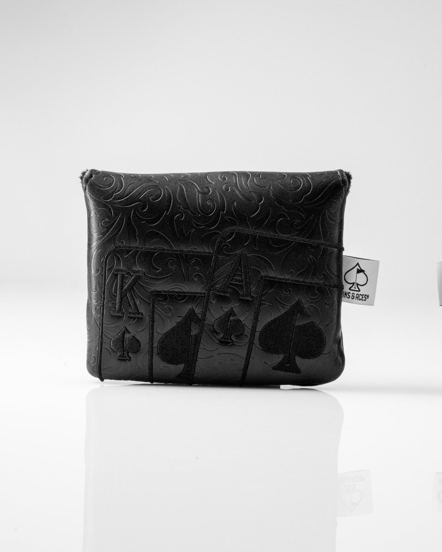 Blackout Ace of Spades - Center Shaft Mallet Putter Cover - Club Rehab