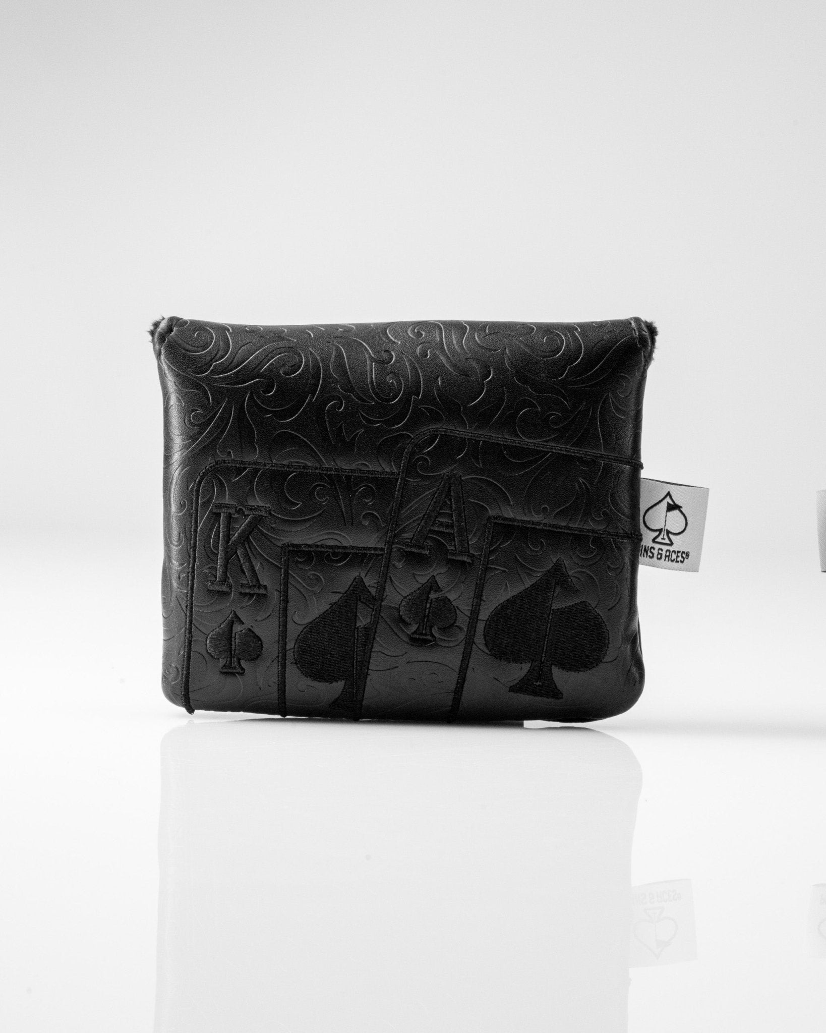 Blackout Ace of Spades - Center Shaft Mallet Putter Cover - Club Rehab