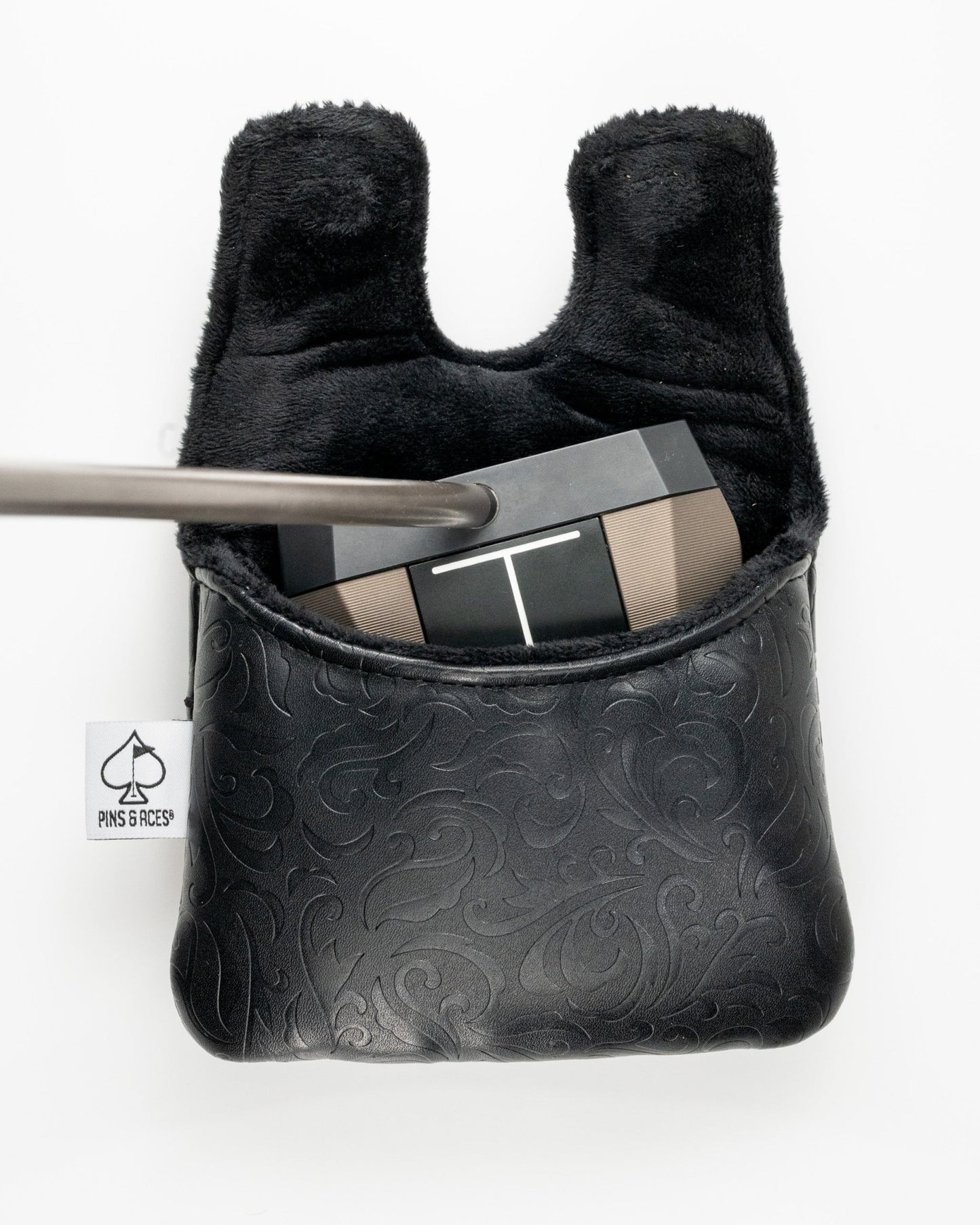 Blackout Ace of Spades - Center Shaft Mallet Putter Cover - Club Rehab