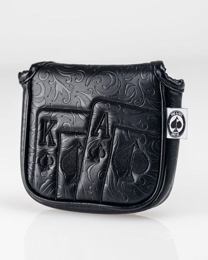 Blackout Ace of Spades - Mallet Putter Cover - Club Rehab
