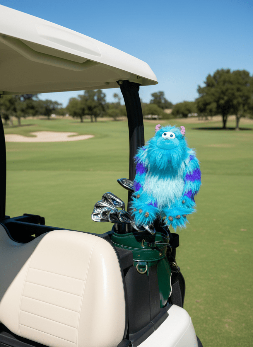 Blue Monster Golf Club Headcover - Club Rehab