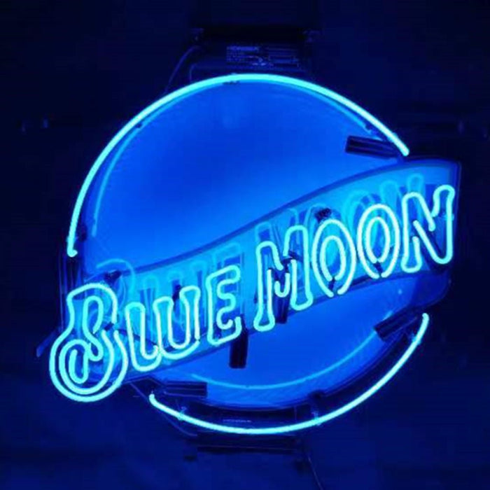Blue Moon Beer Logo Neon Signs - Club Rehab