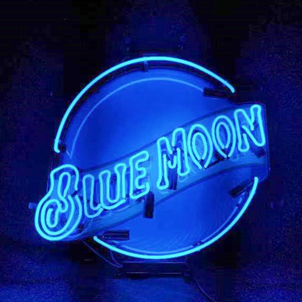 Blue Moon Beer Logo Neon Signs - Club Rehab