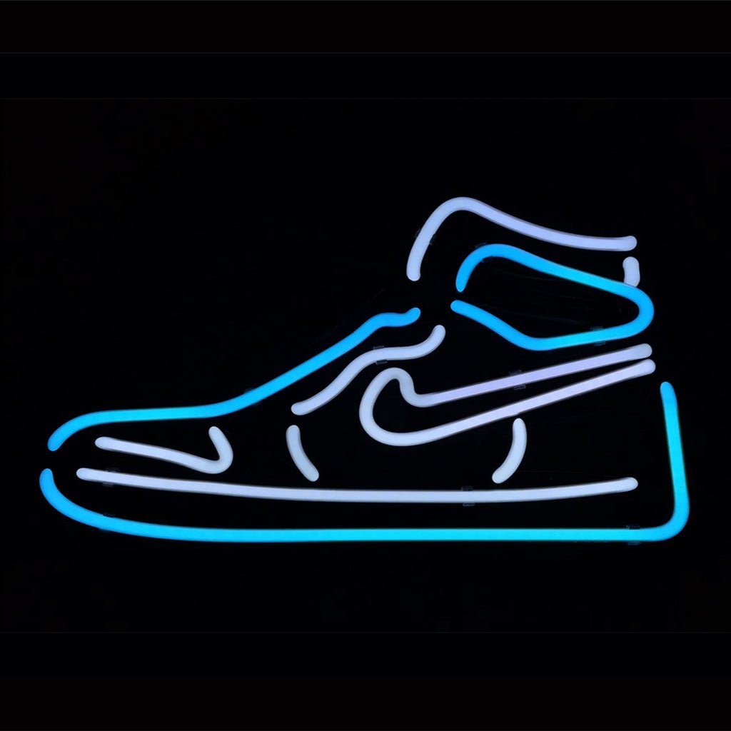 Blue Sneaker Neon Signs Light - Club Rehab