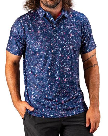 Blue Splatter - S - Club Rehab