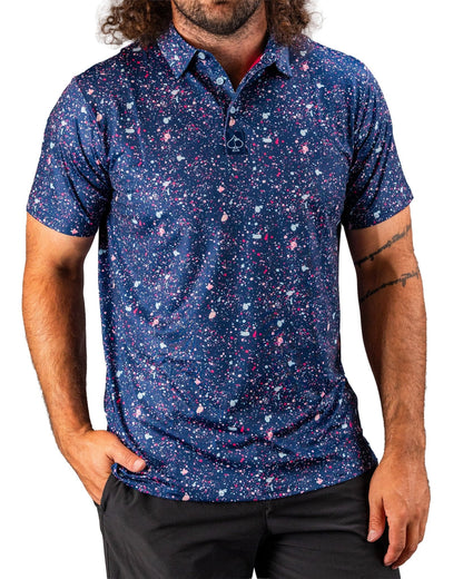 Blue Splatter - S - Club Rehab