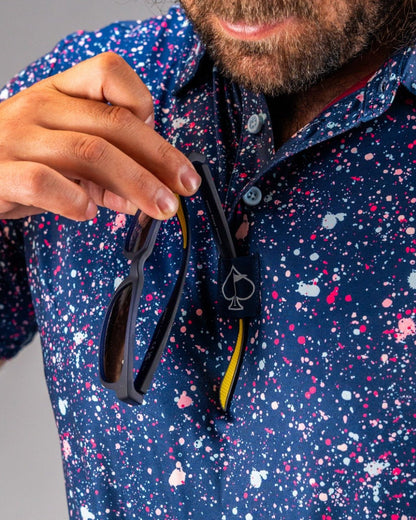 Blue Splatter - S - Club Rehab