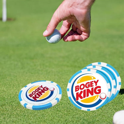 Bogey King Golf Ball Marker - Poker Chip Style - Club Rehab - Golf Ball MarkerBogey King Golf Ball Marker - Poker Chip Style