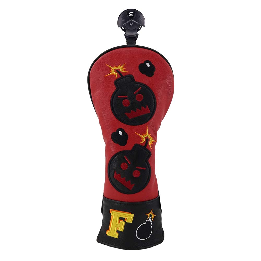 Bomb Headcover - Red Fairway - Club Rehab