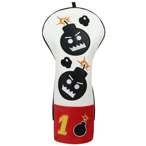 Bomb Headcover - White Driver - Club Rehab